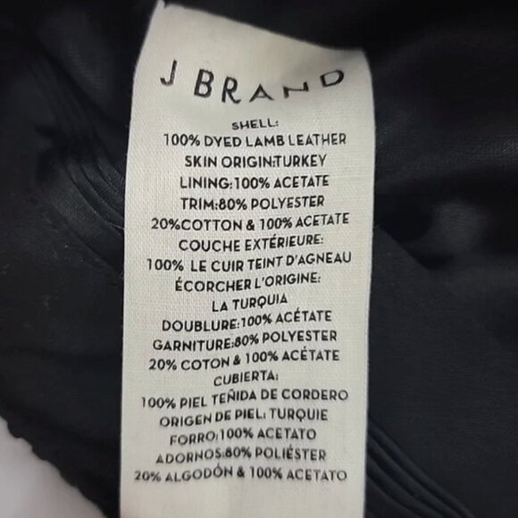 J BRAND TULLIA LEATHER SHORT SHORTS - SNAKESKIN TEXTURE EMBOSSED PRINT - REAL - Picture 7 of 14